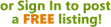 Sign In to post a FREE listing