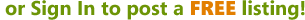 Sign In to post a FREE listing