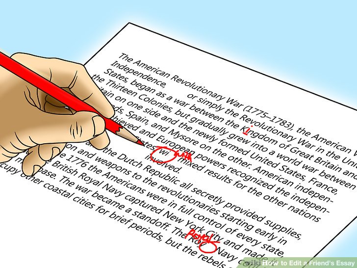 how to edit essay